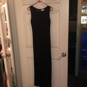 Elegant long black dress